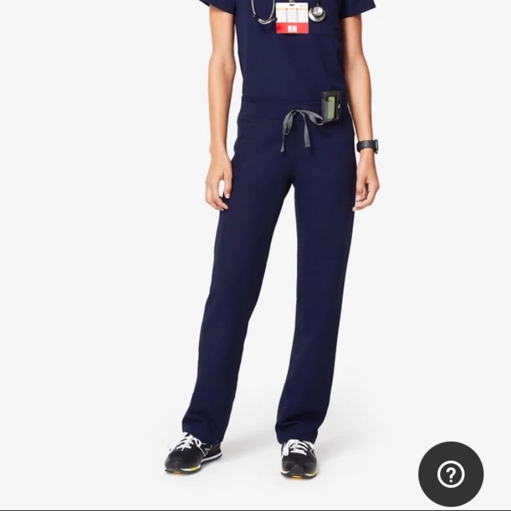2 Pairs Navy Blue Figs Livingston Scrub Pants XS
